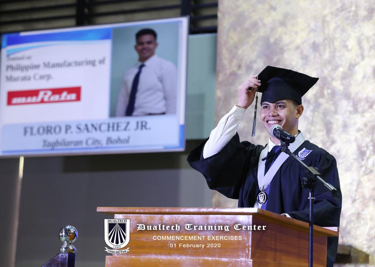 Floro P. Sanchez Jr. Awardee, Merit, In-School Performance Tagbilaran City, Bohol Trainee, Philippine Manufacturing Co. of Murata, Inc.