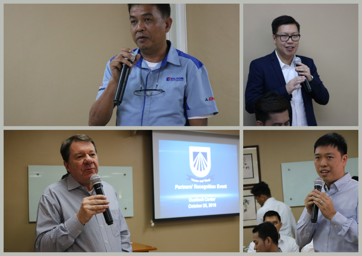 Partner’s Recognition Event held at Dualtech Center, October 25.