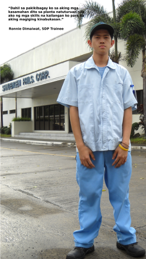 Ronnie Dimaiwat, SDP Trainee