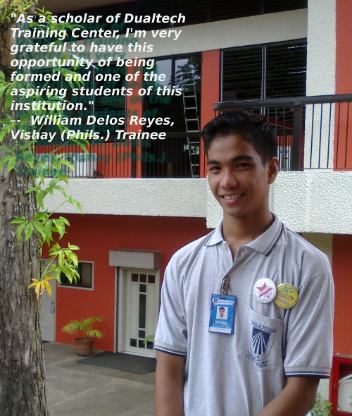 William Delos Reyes. Vishay (Phils.) Trainee