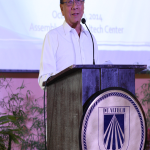 An opening message given by Mr. Juan B. Santos, Dualtech Chairman, on the occasions of Dualtech Center 32nd Foundation Anniversary and 20th Year of Dual Training System Law in the Philippines