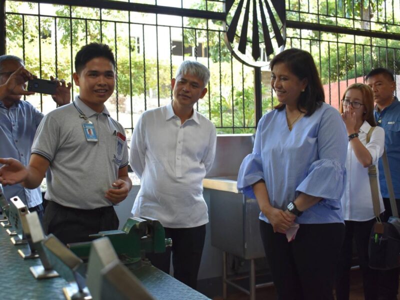 Vice President’s visit to Dualtech Training Center last April 4, 2019