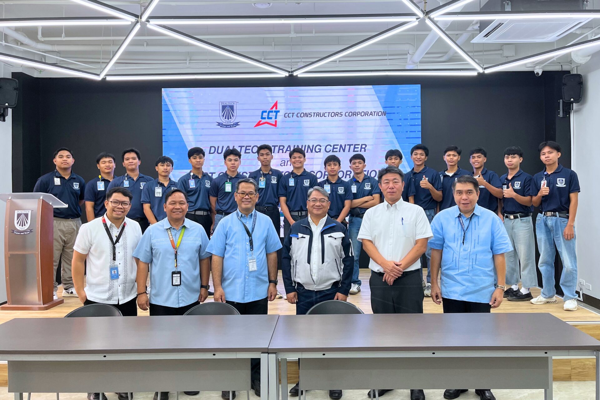 Dual Tech Course CCT Constructors signs scholarship partnership with Dualtech Training ...